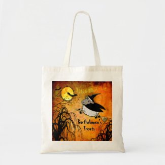 Halloween Lamb-Witch (Personalized) Tote Bag