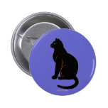 Halloween Martzkin Black Cat Button buttons