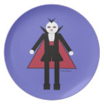Halloween Martzkin Boy Vampire Treat Plate plates