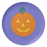 Halloween Martzkin Jack-O-Lantern Treat Plate plates