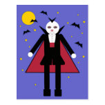 Halloween Martzkin Vampire Boy Postcard postcards