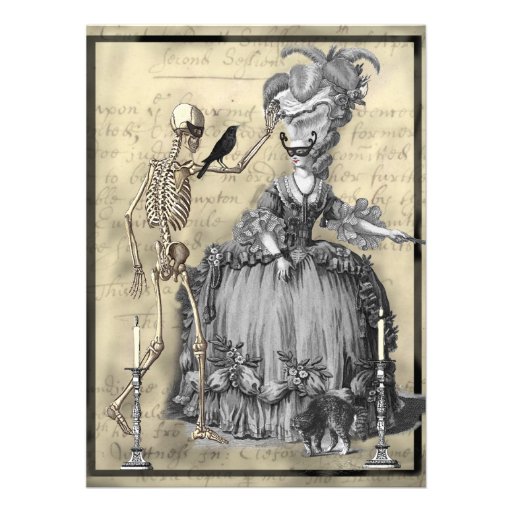 Halloween Masquerade Ball Invite