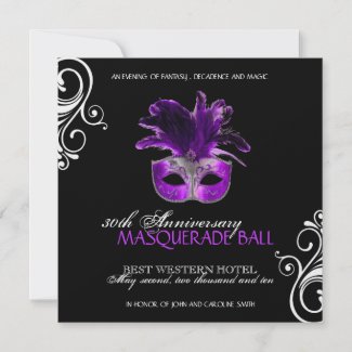 Halloween Masquerade Invitation