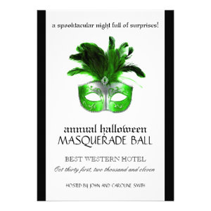 Halloween Masquerade Invitation