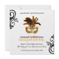 Halloween Masquerade Invitation ~ CUSTOM invitation