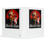 Halloween meets Christmas, elf running away binders