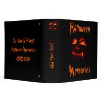 Halloween Memories Photo Album 3 Ring Binder