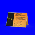 Halloween Metaphor Poem Card - Black Cat