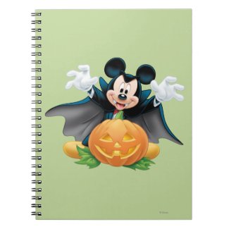 Halloween Mickey Mouse 1 Spiral Notebook
