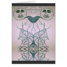 Halloween Mirror Greeting Card