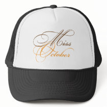 Halloween Miss October hats
