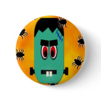Halloween Monster Button button