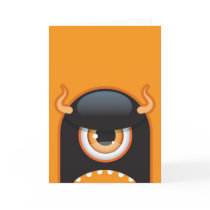 Halloween monster card by Freshroasted Halloween monster card