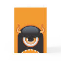 Halloween monster card