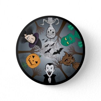 Halloween Monster's button