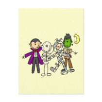 Halloween Monsters Tshirts and Gifts postcards by stick_figures Halloween Monsters Tshirts and Gifts postcards