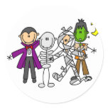 Halloween Monsters Tshirts and Gifts Round Sticker