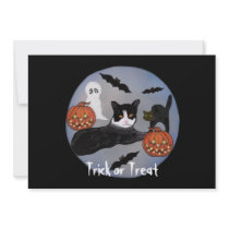 Halloween Moon Party Invitation