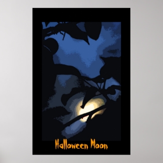 Halloween Moon Poster