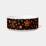 Halloween Moon & Stars (Small Dog) Bowl Cat Food Bowl