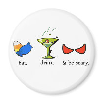 HALLOWEEN MOTTO magnets by spookstation HALLOWEEN MOTTO magnets