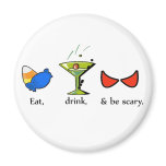 HALLOWEEN MOTTO magnets