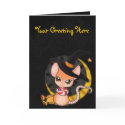 Halloween Mouse Greeting Card by Customizables Halloween Mouse Greeting Card