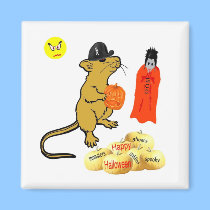 Halloween Mouse Magnet