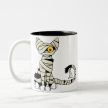 Halloween Mummy Cat Mug
