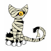 Halloween Mummy Cat T-Shirt shirt
