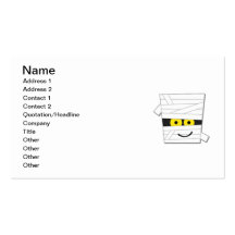 Halloween Mummy Tshirts and Gifts Business Card Templates