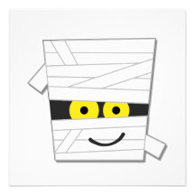 Halloween Mummy Tshirts and Gifts Custom Invitation
