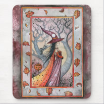 Halloween Mystic Witch by Molly Harrison mousepads