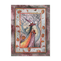 Halloween Mystic Witch by Molly Harrison postcards by robmolily Halloween Mystic Witch by Molly Harrison postcards