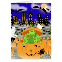 Halloween night 2011 greeting card