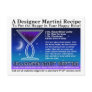 Halloween Night Martini Recipe Postcard
