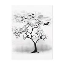 Halloween Night Scene postcards