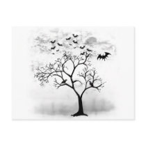 Halloween Night Scene postcards