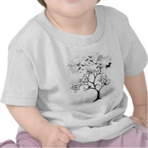 Halloween Night Scene t-shirts