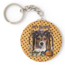 Halloween Nightmare - Beagle Puppy Keychain