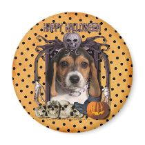 Halloween Nightmare - Beagle Puppy Refrigerator Magnet