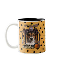 Halloween Nightmare - Beagle Puppy Mugs