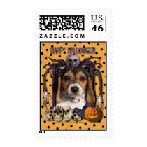 Halloween Nightmare - Beagle Puppy Stamp