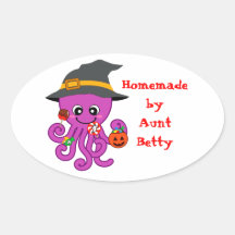 Halloween Octopus 2 Stickers