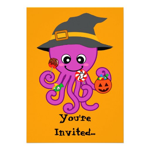 halloween mood octopus