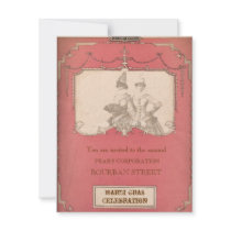Halloween or Mardi Gras MASQUERADE INVITATIONS
