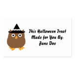 Halloween Owl Business Card