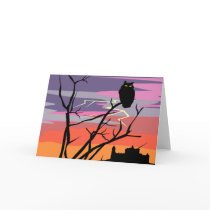 halloween owl cards
