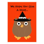 Halloween Owl Customizable Party Invitation