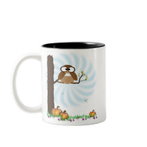 Halloween Owl Mug mugs